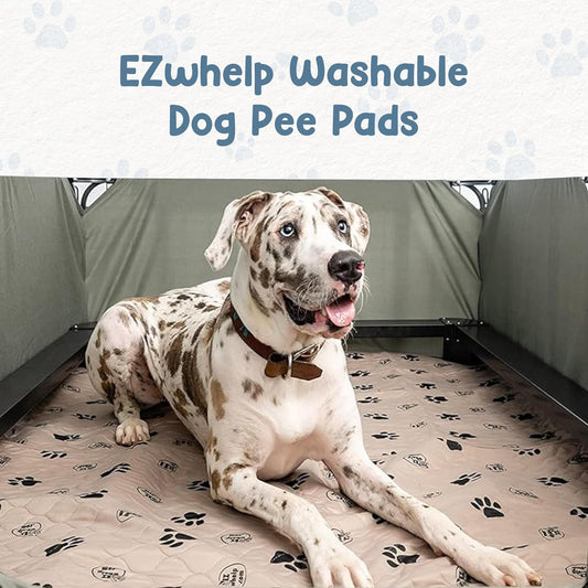 2 Pck Washable/ Reusable Dog Pee Pads, Waterproof Mats for Potty Training , 16.5X19.5 Inch