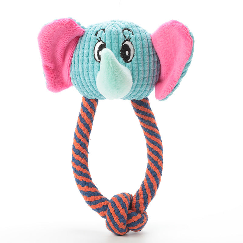 Pet Cotton Rope Toys- Grinding Teeth Cleaning Toys