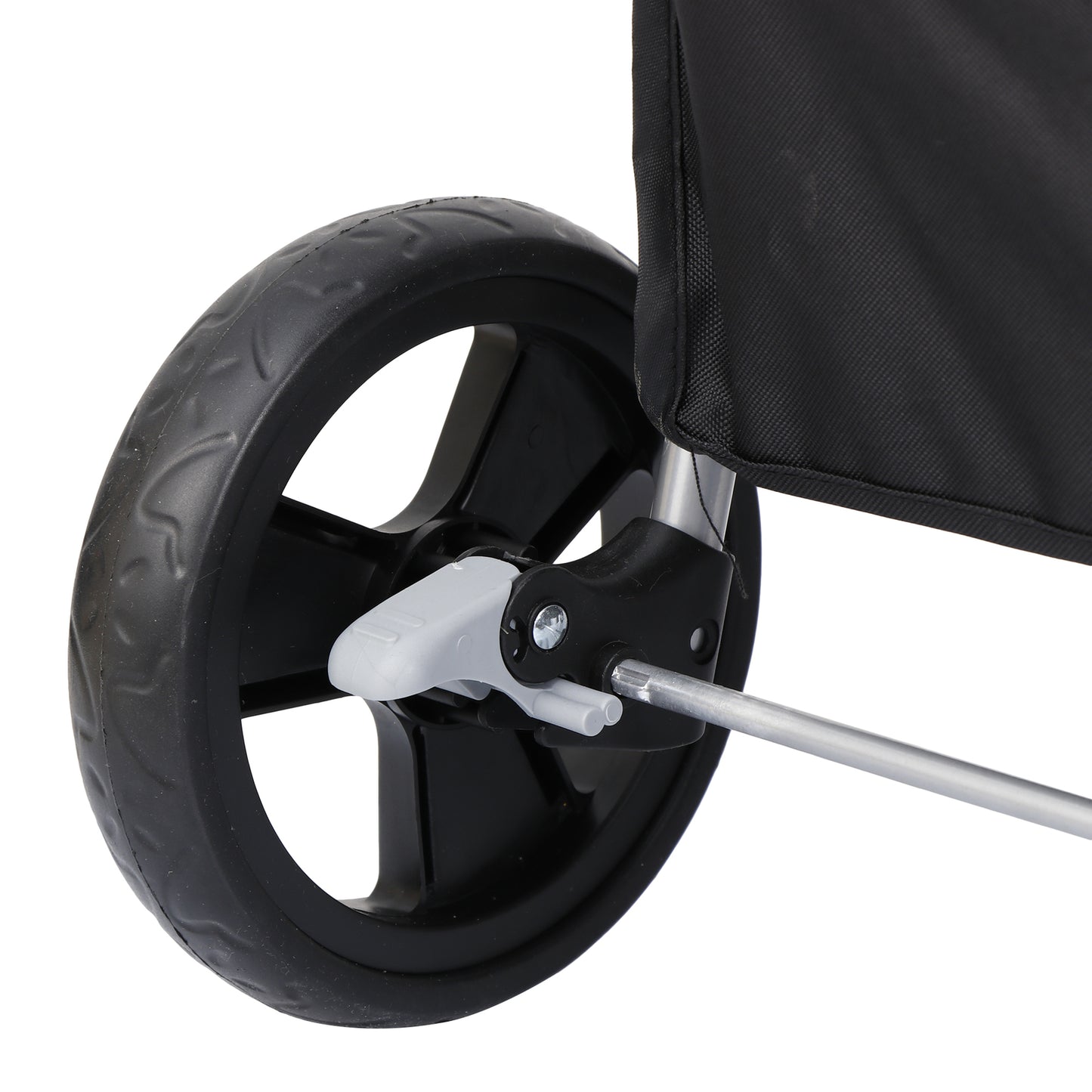 Dog Stroller / Travel Carriage - 3 Wheeler W/Foldable Carrier Cart & Cup Holder