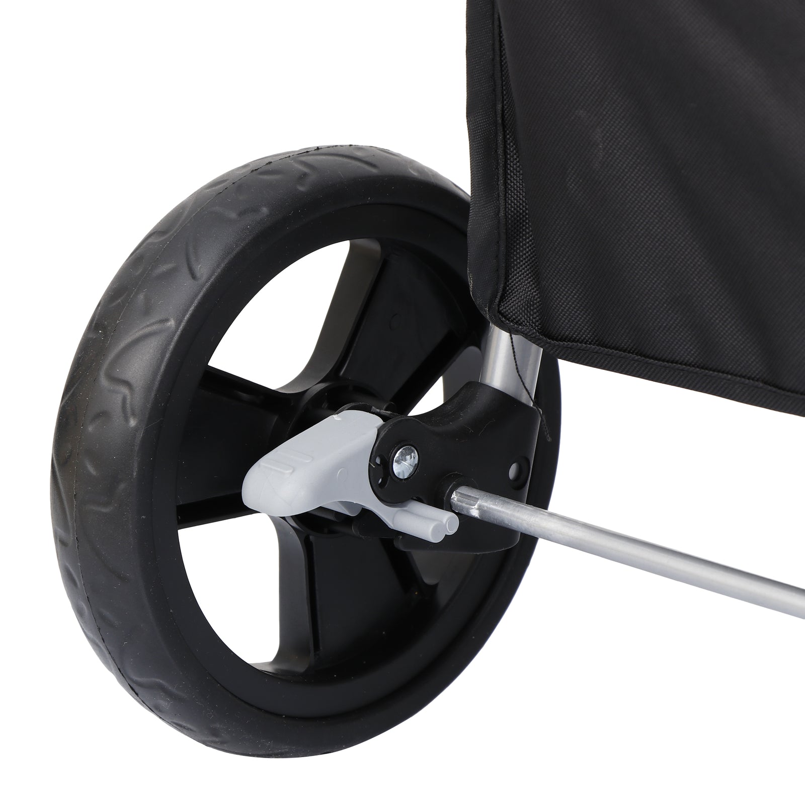 Dog Stroller / Travel Carriage - 3 Wheeler W/Foldable Carrier Cart & Cup Holder