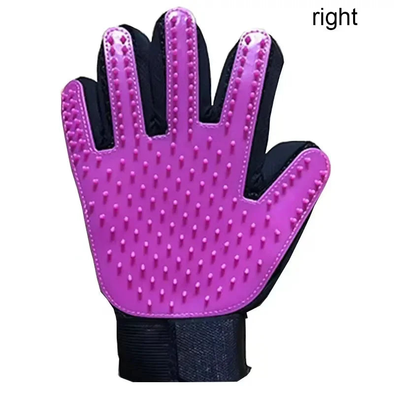 Pet  Grooming Cleaning Glove-  Deshedding Hair Remover /Massager  Brush 