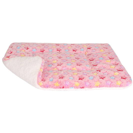 Pet Soft Sleeping Mat/pad - Reversible Fleece Crate Kennel Cushion for Small Medium Dog /Cat
