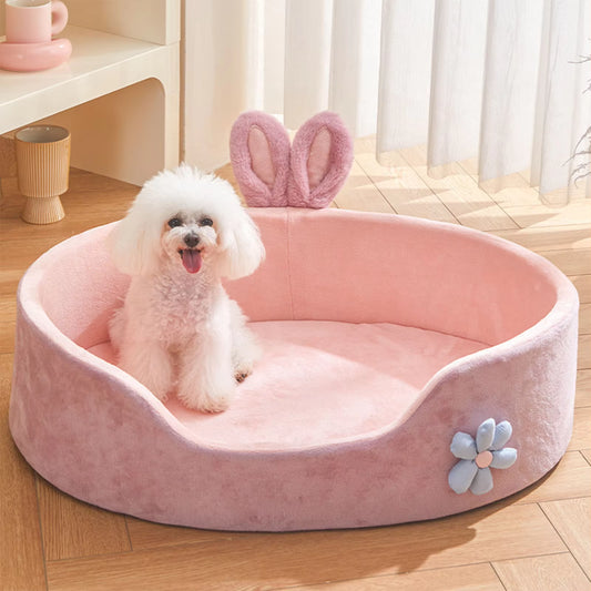 Cozy Pet Detachable/Washable Sleeping Bed - Soft, Comfortable, &  Warm Cat/Dog Bed for all seasons