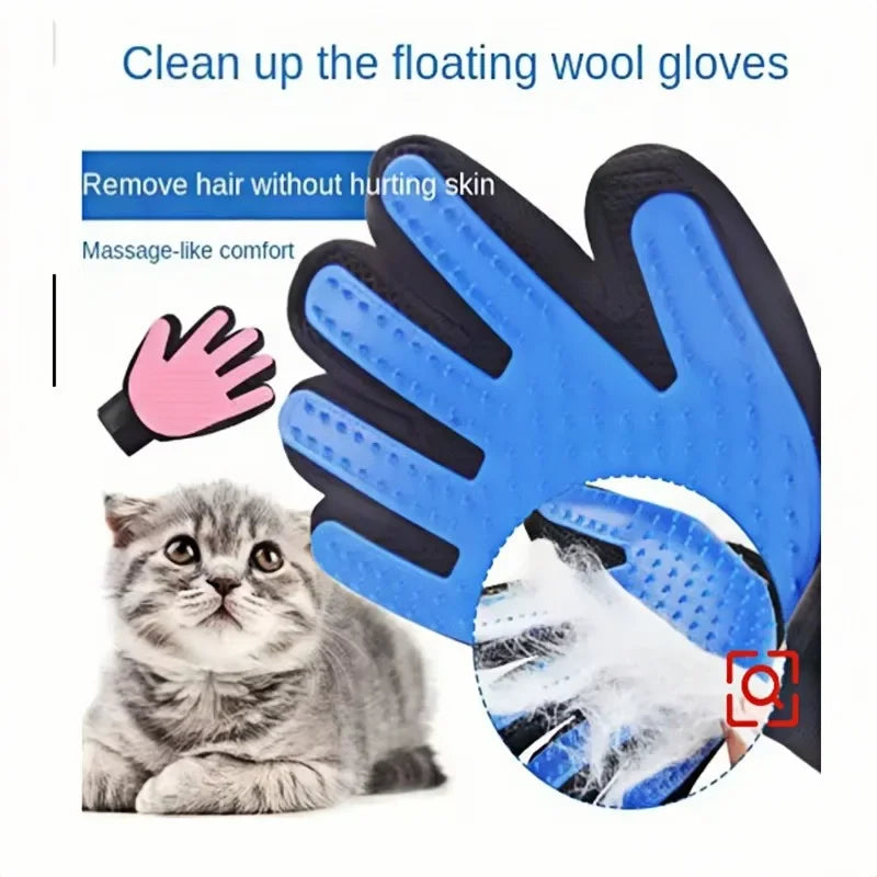 Pet  Grooming Cleaning Glove-  Deshedding Hair Remover /Massager  Brush 