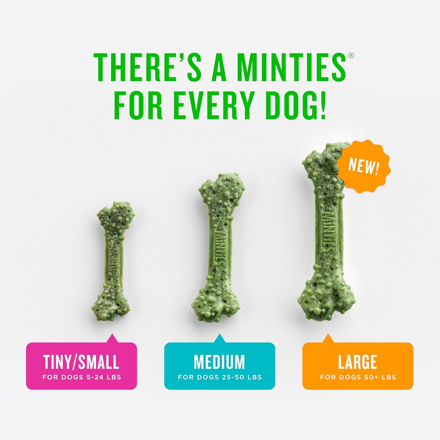 Vet-Recommended Dental Chews for Tiny/Small Dogs, 40 Count,  Mint-Flavored Treats that Clean Teeth, Fights Bad Breath /Plaque/Tartar