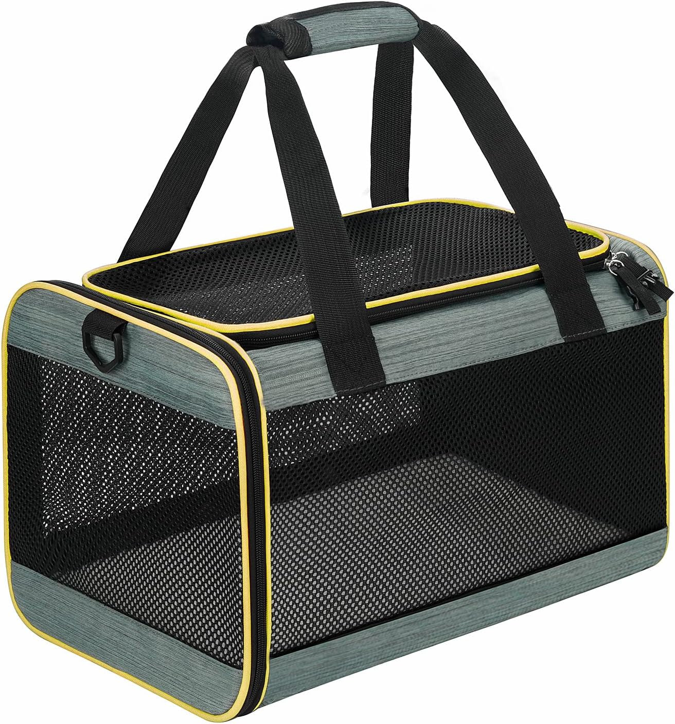 Pet Carrier Airline Approved, Soft-Sided Pet Travel Carrier,  Maximum Pet Weight 17 Pounds 17.5“X10 X10
