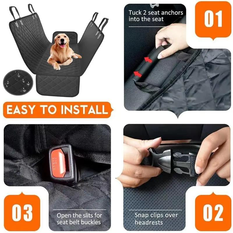 Rear Seat Pet Travel Mat- Pet Car Bed/Mat